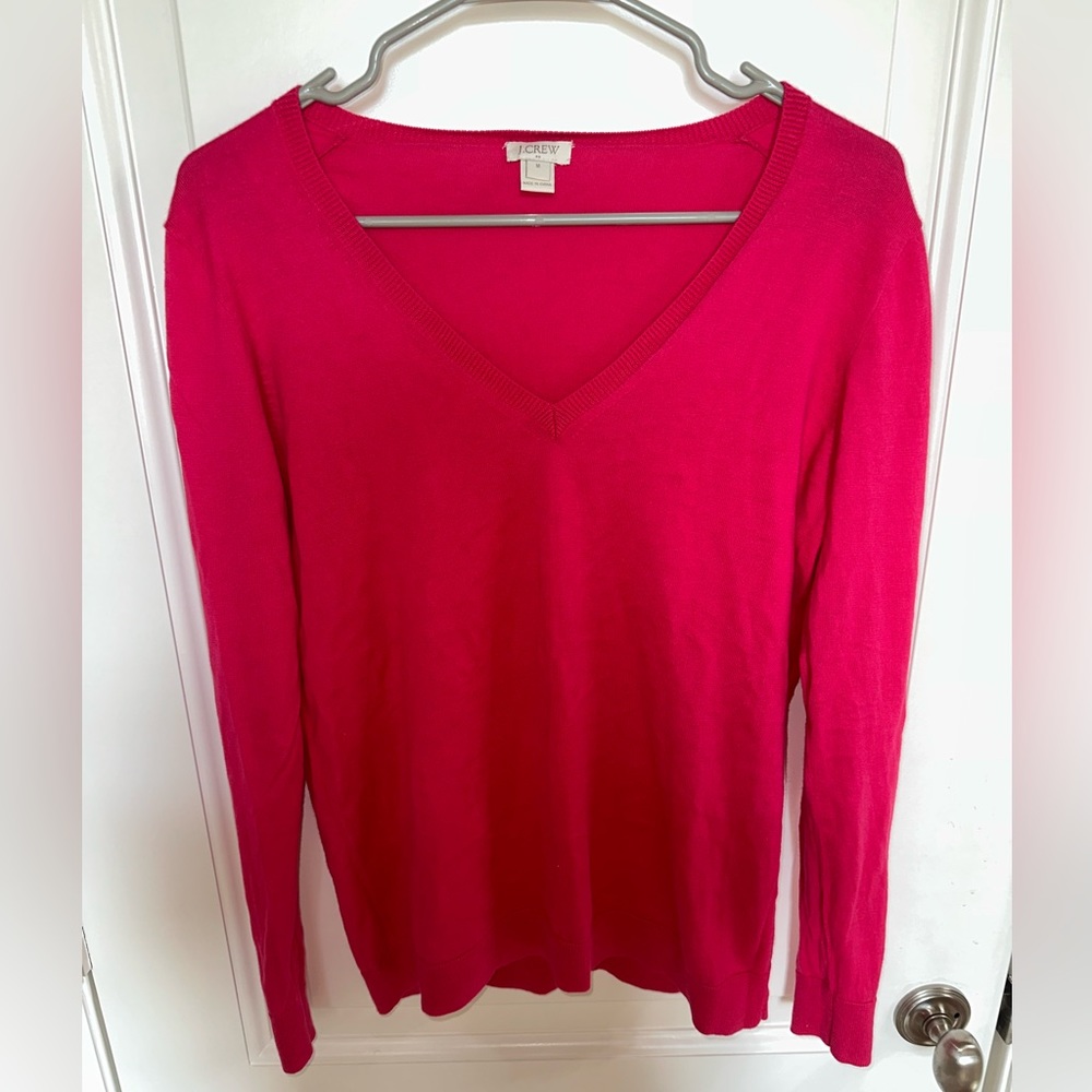 J. Crew women’s pink long sleeve shirt